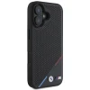 Чохол BMW M Perforated Tricolor Line для iPhone 16 Black with MagSafe (BMHMP16S23PUPDK)