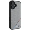 Чохол BMW M Perforated Tricolor Line для iPhone 16 Grey with MagSafe (BMHMP16S23PUPDG)