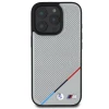 Чохол BMW M Perforated Tricolor Line для iPhone 16 Pro Grey with MagSafe (BMHMP16L23PUPDG)