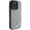 Чохол BMW M Perforated Tricolor Line для iPhone 16 Pro Grey with MagSafe (BMHMP16L23PUPDG)