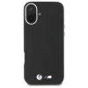 Чохол BMW M Smooth Full Wrapped Metal для iPhone 16 Plus Black with MagSafe (BMHMP16M23PMWK)