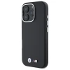 Чохол BMW M Smooth Full Wrapped Metal для iPhone 16 Pro Black with MagSafe (BMHMP16L23PMWK)