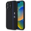 Чохол BMW Silicone Hexagon Blue Line для iPhone 16 Black with MagSafe (BMHMP16S23SHEB)