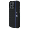 Чехол BMW Silicone Hexagon Blue Line для iPhone 16 Pro Max Black with MagSafe (BMHMP16X23SHEB)