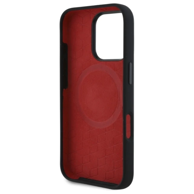 Чохол BMW Silicone Random Lines для iPhone 16 Pro Max Black with MagSafe (BMHMP16X23SSPK)