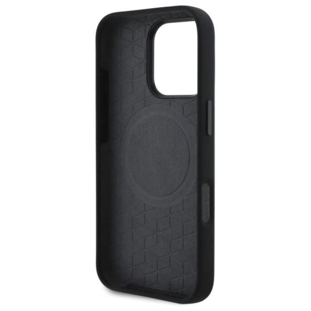 Чохол BMW M Silicone Printed Ring для iPhone 16 Pro Max Black with MagSafe (BMHMP16X23SROK)