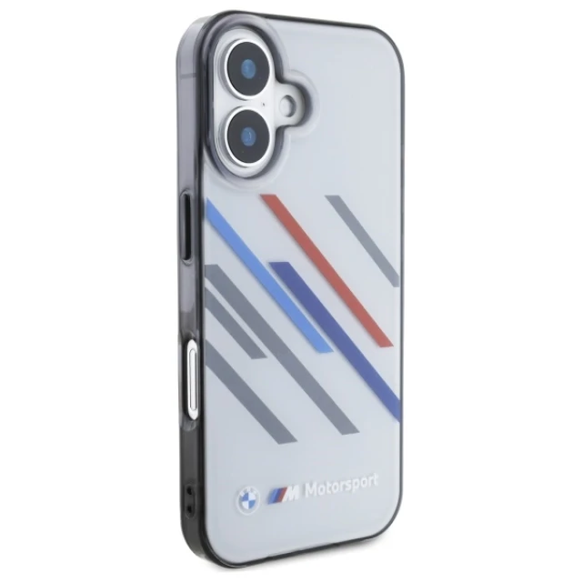 Чохол BMW Motosport IML Random Stripes для iPhone 16 Grey (BMHCP16S23HTRAG)