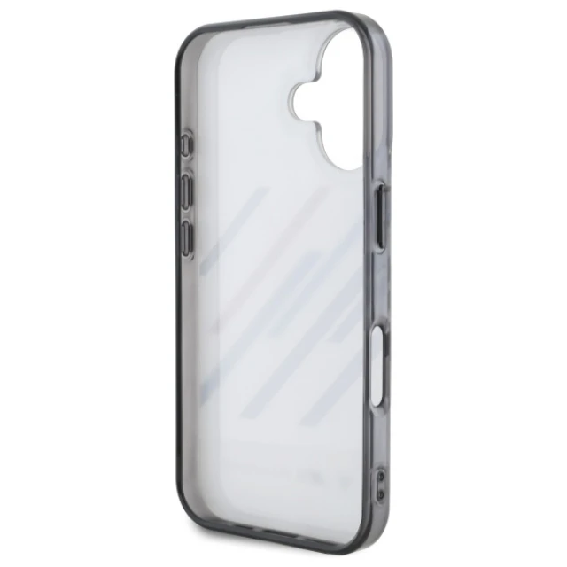 Чохол BMW Motosport IML Random Stripes для iPhone 16 Plus Grey (BMHCP16M23HTRAG)