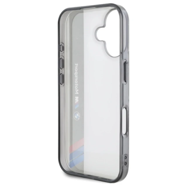 Чохол BMW Motosport IML Vertical Stripe для iPhone 16 Grey (BMHCP16S23HTFEG)