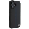 Чохол Mercedes Blue Line Leather для iPhone 16 Black with MagSafe (MEHMP16S23RURBK)
