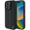 Чохол Mercedes Blue Line Leather для iPhone 16 Pro Black with MagSafe (MEHMP16L23RURBK)