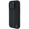 Чохол Mercedes Blue Line Leather для iPhone 16 Pro Black with MagSafe (MEHMP16L23RURBK)