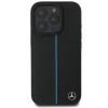 Чохол Mercedes Blue Line Leather для iPhone 16 Pro Black with MagSafe (MEHMP16L23RURBK)