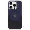 Чохол Mercedes Double Layer BiColor для iPhone 16 Pro Max Black Blue with MagSafe (MEHMP16X23HBIKV)