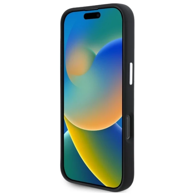 Чохол Mercedes Silicone Tonal Logo для iPhone 16 Pro Black with MagSafe (MEHMP16L23SUTTK)