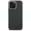Чохол Mercedes Silicone Tonal Logo Wood Pattern для iPhone 16 Pro Max Black with MagSafe (MEHMP16X23SUGDK)