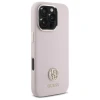Чохол Guess Silicone Logo Strass 4G для iPhone 16 Pro Pink (GUHCP16LM4DGPP)
