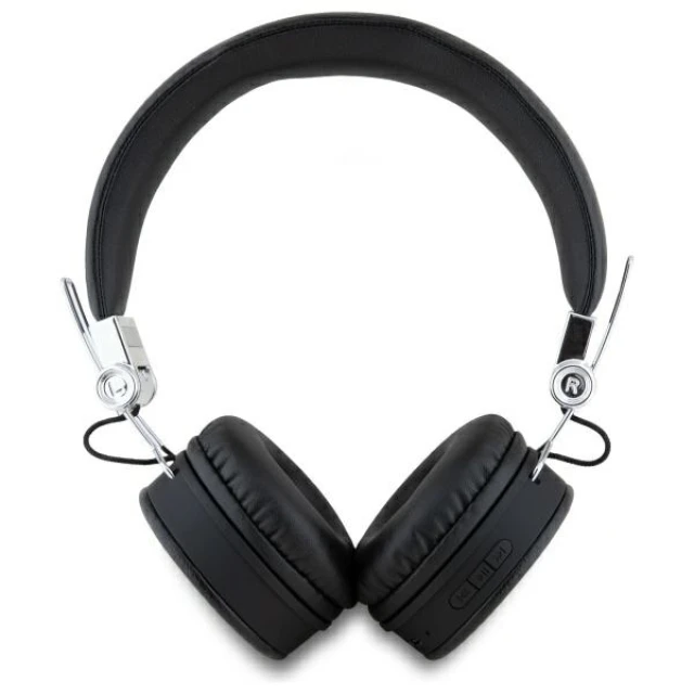 Бездротові навушники Guess Grained Classic Round Shape Black (GUBH70PGTSPSK)