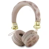 Беспроводные наушники Guess Peony Script Round Shape Brown (GUBH70EPOSMW)