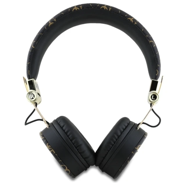 Бездротові навушники Guess 4G Triangle Round Shape Black (GUBH70E4PTMK)