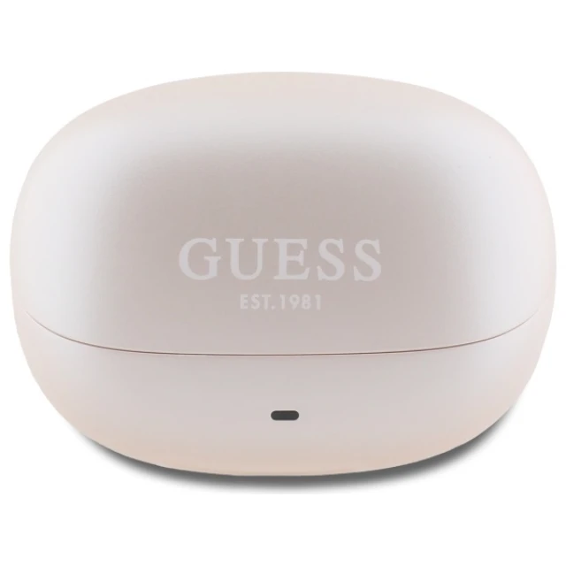 Бездротові навушники Guess Capsule Printed Logo Pink (GUTWST88MCTGP)