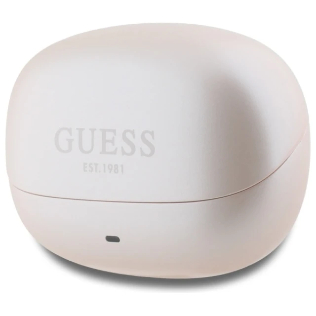 Бездротові навушники Guess Capsule Printed Logo Pink (GUTWST88MCTGP)