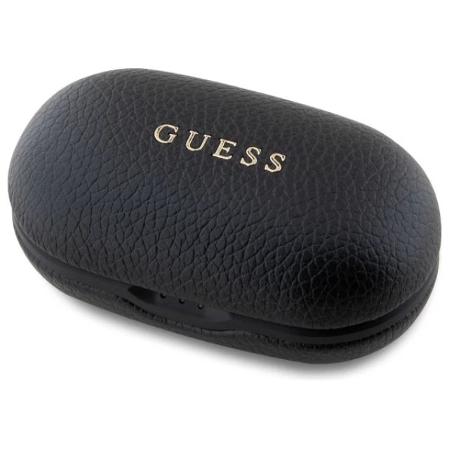 Бездротові навушники Guess Grained Classic Logo Black (GUTWSPGTSPSK)