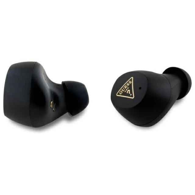 Бездротові навушники Guess Grained Classic Logo Black (GUTWSPGTSPSK)