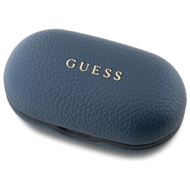 Беспроводные наушники Guess Grained Classic Logo Blue (GUTWSPGTSPSB)