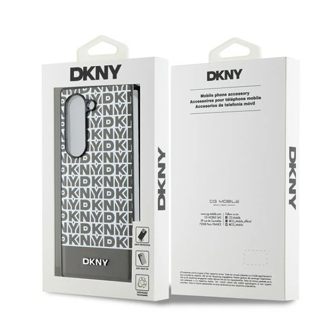 Чохол DKNY Repeat Pattern Bottom Stripe для Samsung Galaxy Z Fold6 Brown (DKHMZFD6PSOSPW)