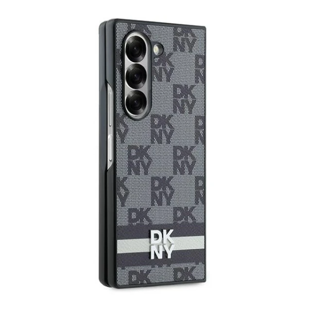 Чехол DKNY Chequered Pattern Printed Stripes для Samsung Galaxy Z Fold6 Black (DKHCZFD6PCPTSSKZ)