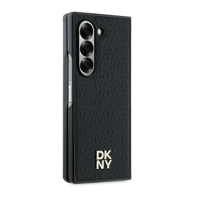 Чехол DKNY Repeat Pattern Stack Logo для Samsung Galaxy Z Fold 6 Black (DKHMZFD6PSHRPSK)