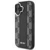 Чехол DKNY Checkered Pattern для iPhone 16 Black with MagSafe (DKHMP16SPCPVSLK)