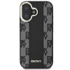 Чехол DKNY Checkered Pattern для iPhone 16 Black with MagSafe (DKHMP16SPCPVSLK)