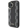 Чехол DKNY Checkered Pattern для iPhone 16 Plus Black with MagSafe (DKHMP16MPCPVSLK)