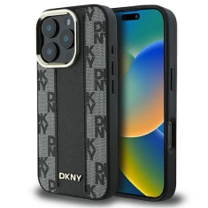 Чохол DKNY Checkered Pattern для iPhone 16 Pro Black with MagSafe (DKHMP16LPCPVSLK)