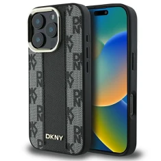 Чохол DKNY Checkered Pattern для iPhone 16 Pro Max Black with MagSafe (DKHMP16XPCPVSLK)