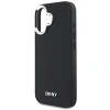 Чохол DKNY Plain Silver Logo для iPhone 16 Black with MagSafe (DKHMP16SPSCMCLK)
