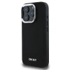 Чохол DKNY Hardcase Plain Silver Logo для iPhone 16 Pro Black with MagSafe (DKHMP16LPSCMCLK)