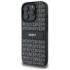 Чехол DKNY Texture Pattern Tonal Stripe для iPhone 16 Pro Black (DKHCP16LPRTHSLK)