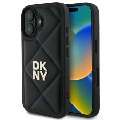 Чохол DKNY Quilted Stack Logo для iPhone 16 Black (DKHCP16SPQDSLK)