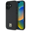 Чохол DKNY Repeat Pattern Stack Logo для iPhone 16 Black with MagSafe (DKHMP16SPSHRPSK)