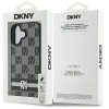 Чохол DKNY Checkered Pattern & Printed Stripes для iPhone 16 Black (DKHCP16SPCPTSSK)
