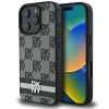 Чохол DKNY Checkered Pattern & Printed Stripes для iPhone 16 Pro Max Black (DKHCP16XPCPTSSK)