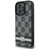 Чохол DKNY Checkered Pattern & Printed Stripes для iPhone 16 Pro Max Black (DKHCP16XPCPTSSK)