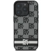 Чохол DKNY Checkered Pattern & Printed Stripes для iPhone 16 Pro Max Black (DKHCP16XPCPTSSK)