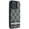 Чохол DKNY Checkered Pattern & Printed Stripes для iPhone 16 Pro Max Black (DKHCP16XPCPTSSK)