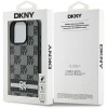 Чохол DKNY Checkered Pattern & Printed Stripes для iPhone 16 Pro Max Black (DKHCP16XPCPTSSK)