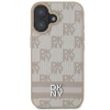 Чохол DKNY Checkered Pattern & Printed Stripes для iPhone 16 Pink (DKHCP16SPCPTSSP)