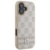 Чохол DKNY Checkered Pattern & Printed Stripes для iPhone 16 Pink (DKHCP16SPCPTSSP)